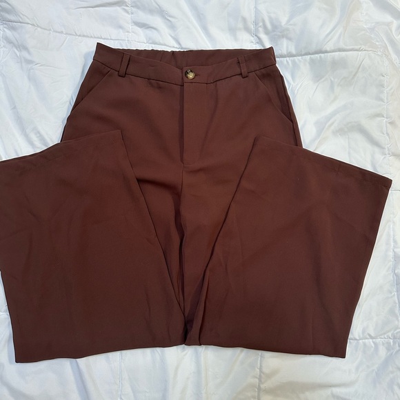 High waisted / Straight- Leg Trousers - Picture 1 of 4